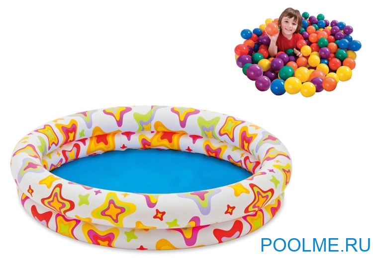 Детский бассейн INTEX "Морские звёзды" 122 x 25 см, артикул 59421 Детский бассейн INTEX "Морские звёзды" 122 x 25 см, артикул 59421