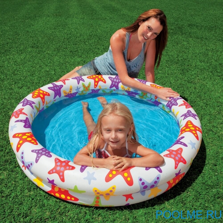 Детский бассейн INTEX "Морские звёзды" 122 x 25 см, артикул 59421 Детский бассейн INTEX "Морские звёзды" 122 x 25 см, артикул 59421