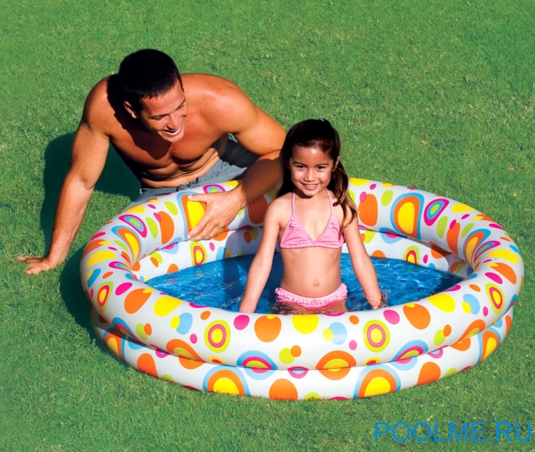 Детский бассейн INTEX "Морские звёзды" 122 x 25 см, артикул 59421