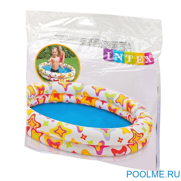 Детский бассейн INTEX "Морские звёзды" 122 x 25 см, артикул 59421