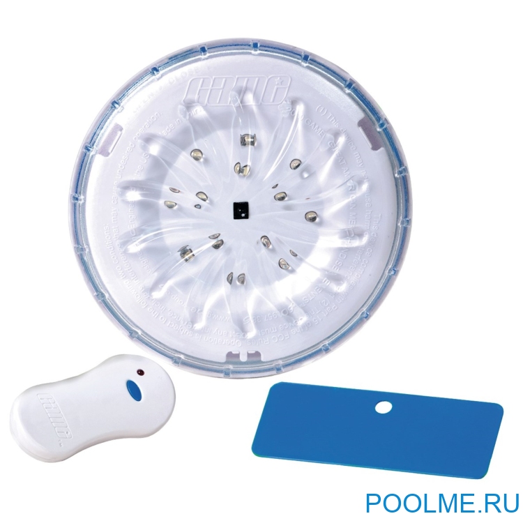 Подсветка для бассейна на магните с пультом GRE (2шт), артикул PLED2 Подсветка для бассейна на магните с пультом GRE (2шт), артикул PLED2