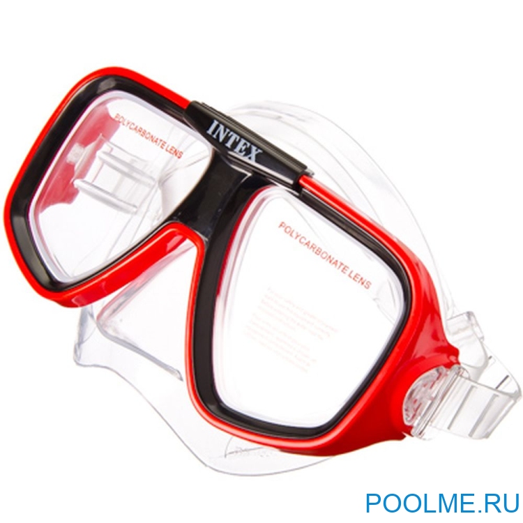 Маска для плавания INTEX "Reef Rider" красная, артикул 55974-R