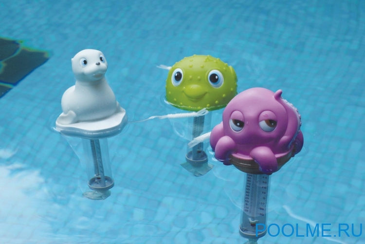 Термометр-игрушка для бассейна Kokido "Рыбка-фугу", артикул K265-F