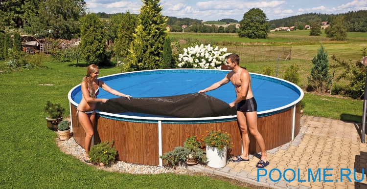 Теплосберегающее покрывало для круглого бассейна, диаметр 3 м Теплосберегающее покрывало для круглого бассейна, диаметр 3 м