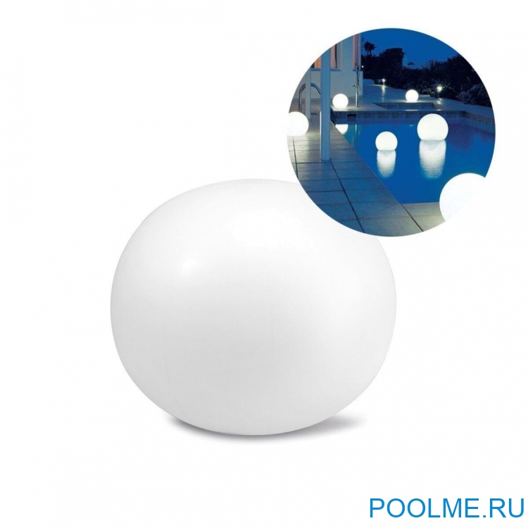 Светодиодная лампа "Плавающий шар" INTEX, артикул 68695 Светодиодная лампа "Плавающий шар" INTEX, артикул 68695
