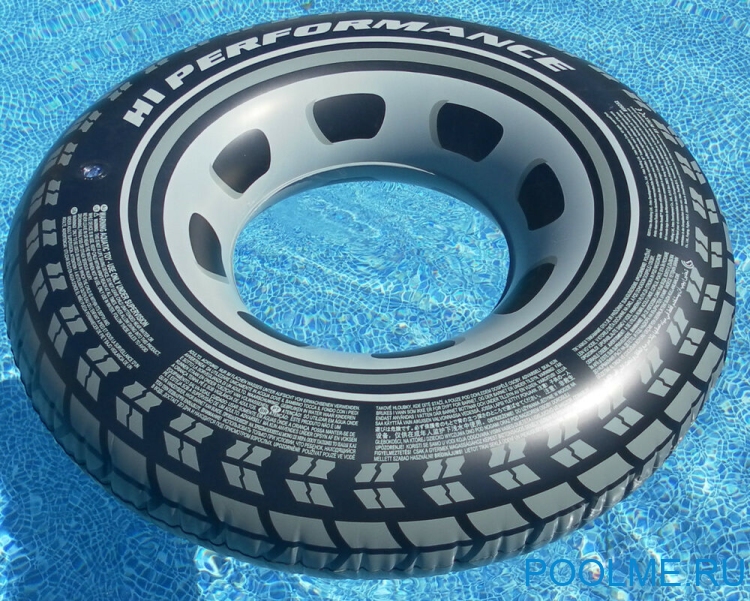 Надувной круг INTEX "Шина" 91 см, артикул 59252 Надувной круг INTEX "Шина" 91 см, артикул 59252