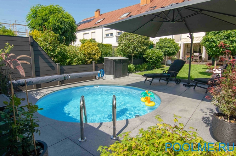 Бассейн Гигабасс 6 х 1.5 м, морозоустойчивый вкапываемый (полный комплект) арт. ТМ600-01 - платина