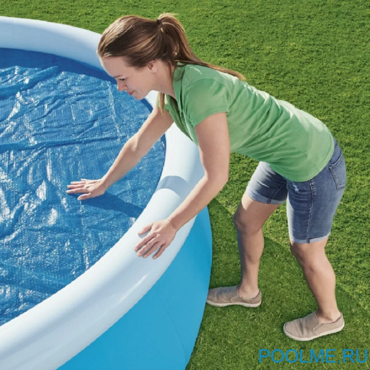 Теплосберегающее покрывало для круглого бассейна, диаметр 4.6 м Теплосберегающее покрывало для круглого бассейна, диаметр 4.6 м