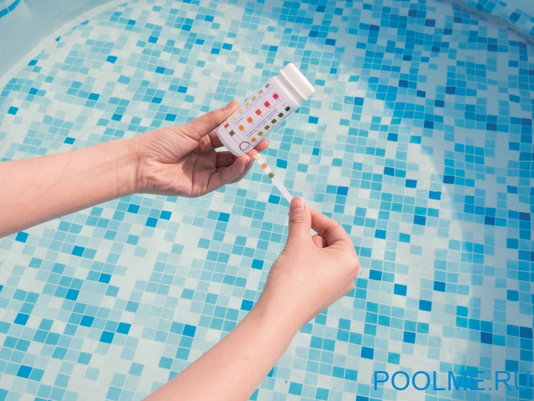 Тестовые полоски Bestway для воды в бассейне, артикул 58142