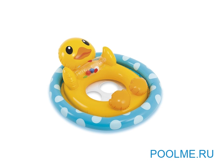 Надувной круг INTEX See-Me-Sit Rider Утка 71 x 58 см, артикул 59570-D