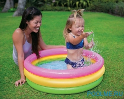 Детский бассейн INTEX Sunset Glow 86 x 25 см, артикул 58924 Детский бассейн INTEX Sunset Glow 86 x 25 см, артикул 58924