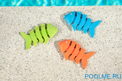 Набор рыбок Bestway Squiggle Wiggle 3 цвета, артикул 26029