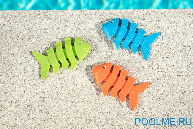 Набор рыбок Bestway Squiggle Wiggle 3 цвета, артикул 26029