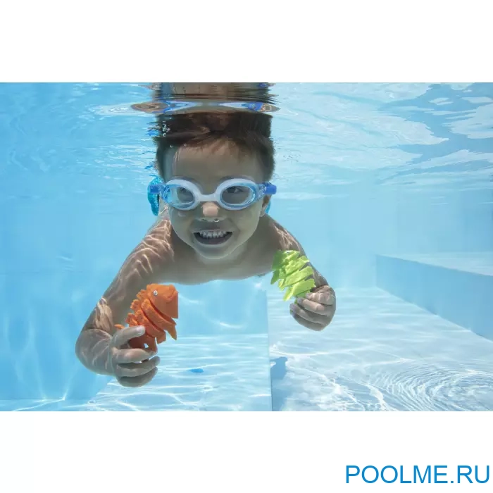 Набор рыбок Bestway Squiggle Wiggle 3 цвета, артикул 26029