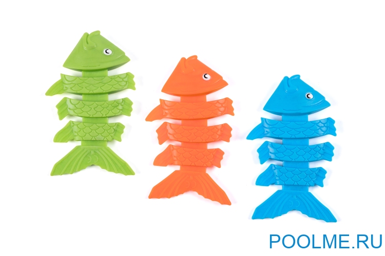Набор рыбок Bestway Squiggle Wiggle 3 цвета, артикул 26029