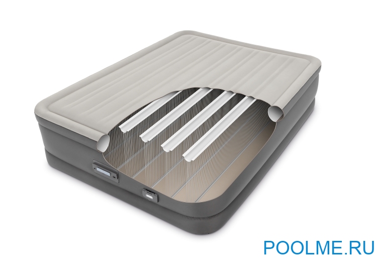 Надувная кровать INTEX Premaire Dream Support 152 x 203 x 46 см, встроенный насос 220V, артикул 64770