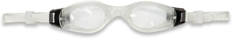 Очки для плавания INTEX "Мастер про", белые линзы, артикул 55692-W