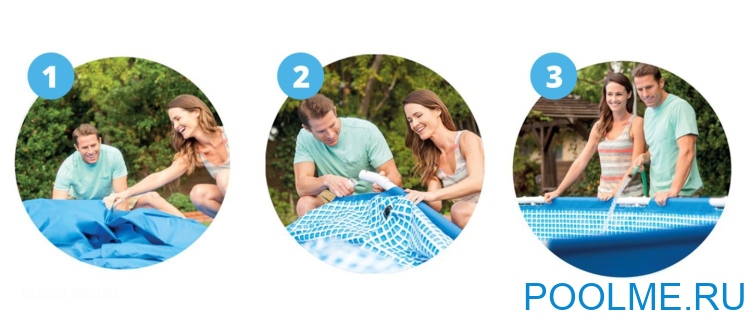 Каркасный бассейн INTEX 28200, размер 3.05 x 0.76 м Каркасный бассейн INTEX 28200, размер 3.05 x 0.76 м