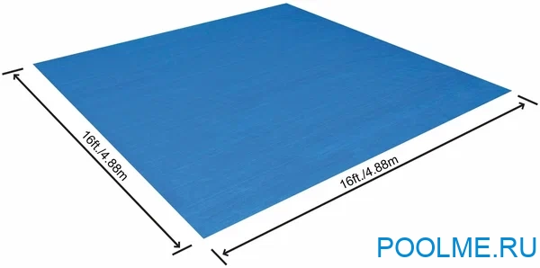 Подстилка Bestway 4,88 х 4,88 м ; артикул 58003