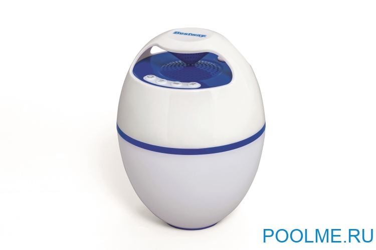 Плавающая Bluetooth-колонка Bestway Flowclear Music Wave со светодиодной подсветкой, артикул 58700