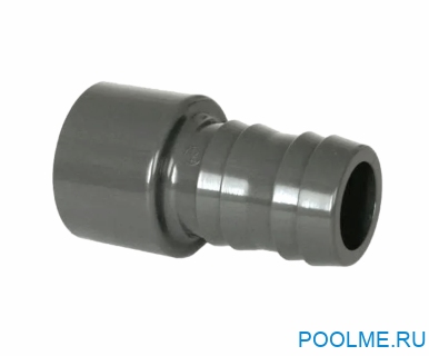 Адаптер для шланга 38 мм под ПВХ трубу 50/40, арт. 7133050