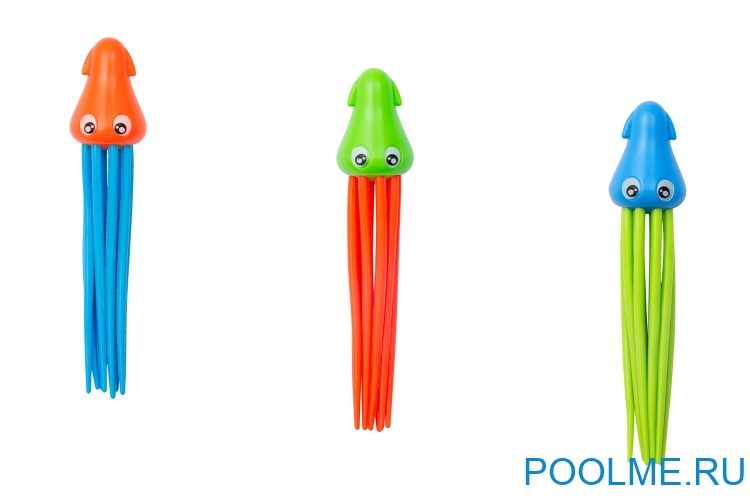 Набор кальмаров Bestway Speedy Squid 3 цвета, артикул 26031 Набор кальмаров Bestway Speedy Squid 3 цвета, артикул 26031