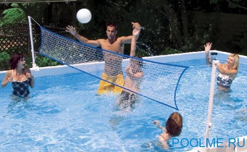 Волейбольный комплект INTEX 457 - 488 см, артикул 18951