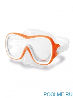 Маска для плавания INTEX "На волне", красная, артикул 55978-R Маска для плавания INTEX "На волне", красная, артикул 55978-R