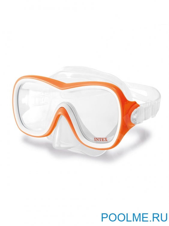 Маска для плавания INTEX "На волне", красная, артикул 55978-R Маска для плавания INTEX "На волне", красная, артикул 55978-R