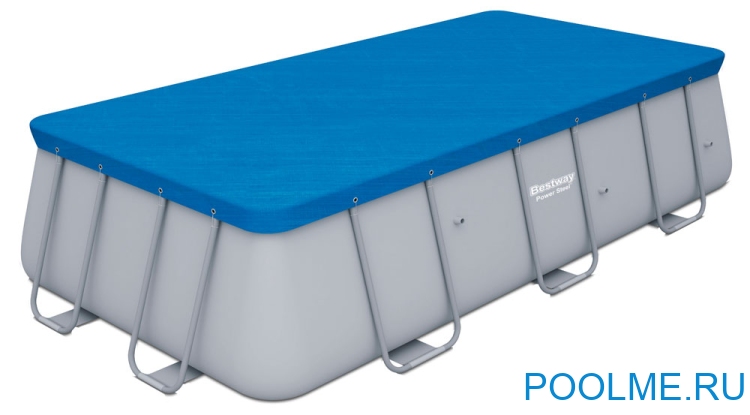 Тент Bestway для каркасных бассейнов 4.12 x 2.01 м, артикул 58232 Тент Bestway для каркасных бассейнов 4.12 x 2.01 м, артикул 58232