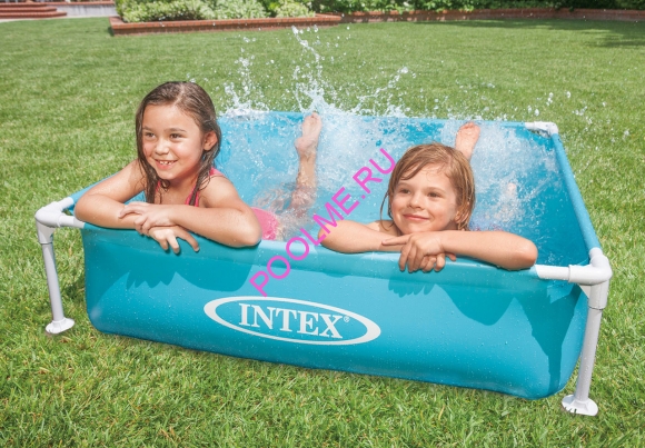 Каркасный бассейн INTEX 57173, размер 1.22 x 1.22 x 0.3 м