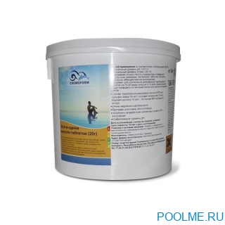 Хлорные мульти-таблетки Всё-в-одном Chemoform (20 гр) - 5 кг, артикул 508005 Хлорные мульти-таблетки Всё-в-одном Chemoform (20 гр) - 5 кг, артикул 508005