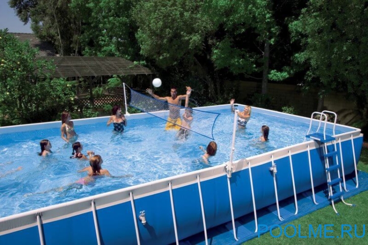 Волейбольный комплект INTEX 549 x 274 см и 732 x 366 см, артикул 18952U Волейбольный комплект INTEX 549 x 274 см и 732 x 366 см, артикул 18952U