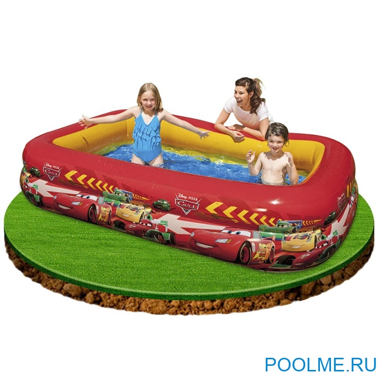 Детский бассейн INTEX "Тачки" 262 x 175 x 56 см, артикул 57478