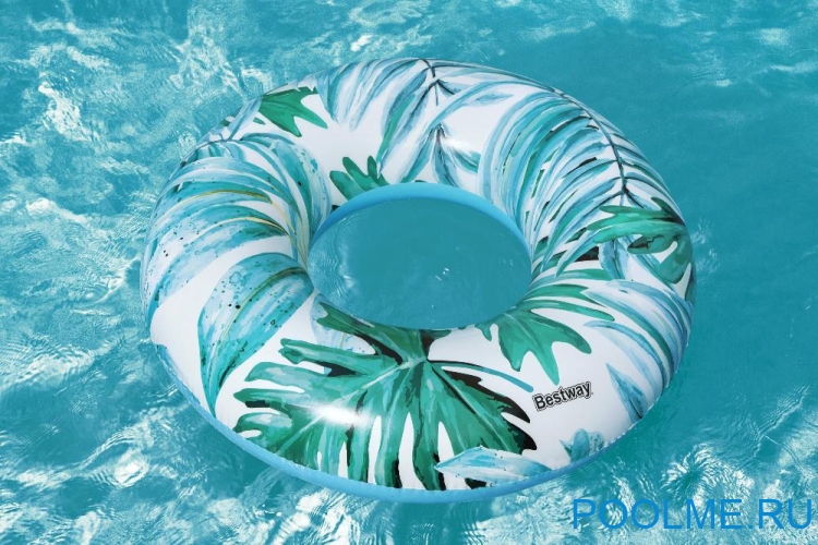 Надувной круг Bestway &quot;Тропические пальмы&quot; 119 см, артикул 36237