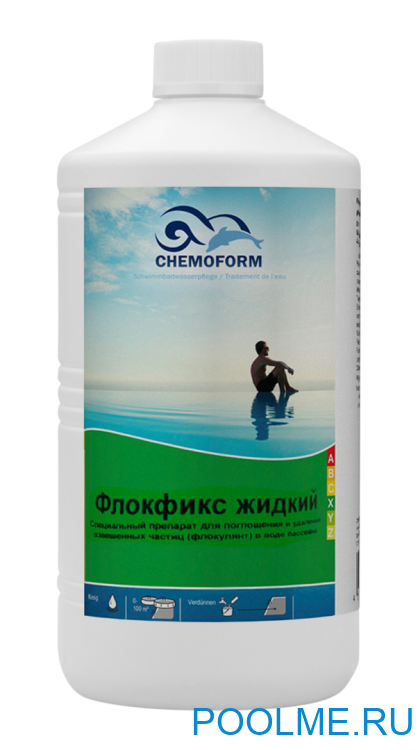Средство против мутности воды Chemoform Флокфикс жидкий 1 л, артикул 901001 Средство против мутности воды Chemoform Флокфикс жидкий 1 л, артикул 901001