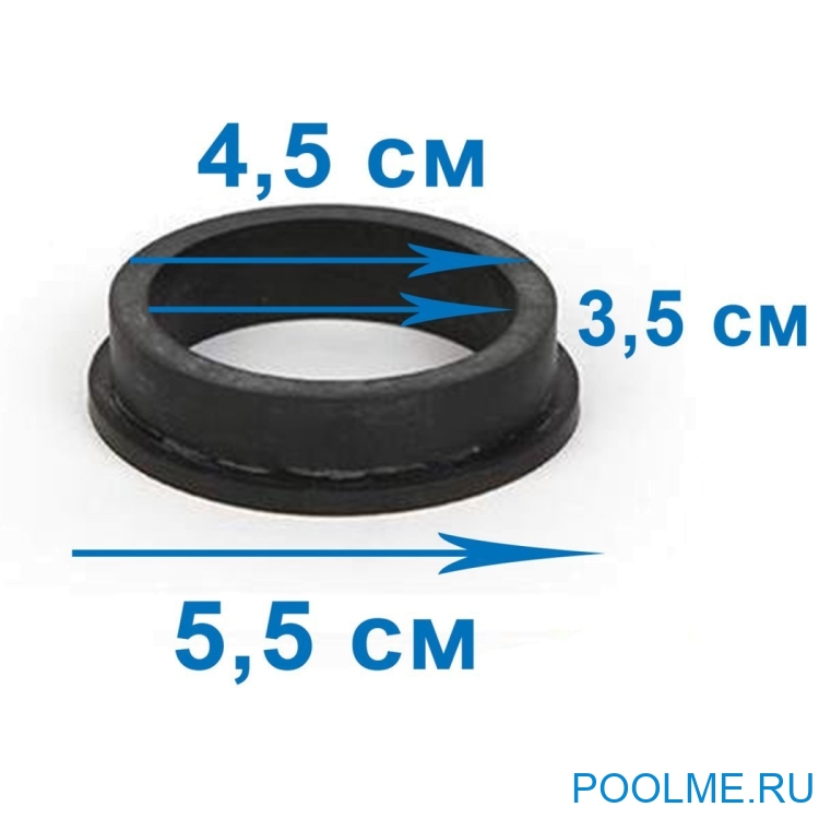 L-образное уплотнительное кольцо INTEX на шестиходовой клапан, артикул 11228 L-образное уплотнительное кольцо INTEX на шестиходовой клапан, артикул 11228