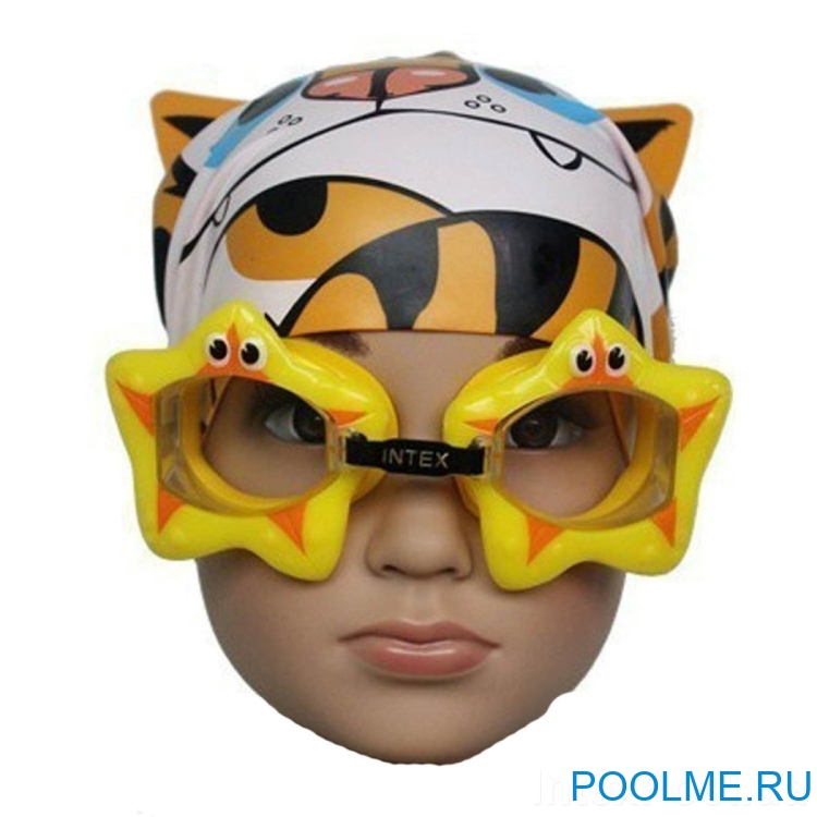 Очки для плавания INTEX "Морские жители", звезда, артикул 55603-S