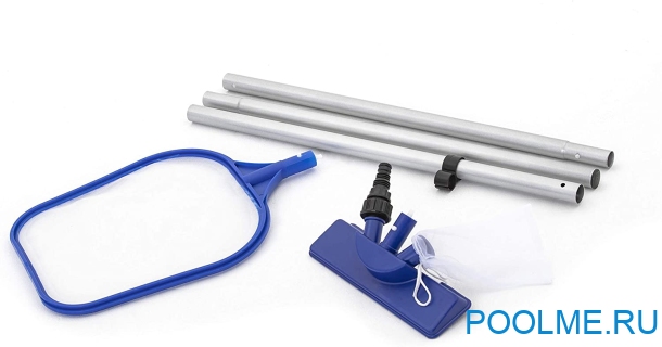 Набор для чистки бассейна Bestwayдля бассейнов до 3.66 м, артикул 58013 Набор для чистки бассейна Bestwayдля бассейнов до 3.66 м, артикул 58013