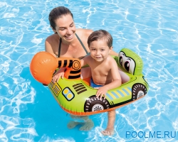 Надувной круг-ходунки INTEX &quot;Экскаватор&quot;, артикул 59586-E