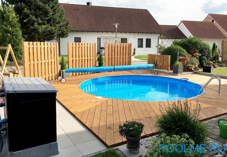 Глубокий каркасный бассейн Гигабасс 3 х 1.5 м для дачи