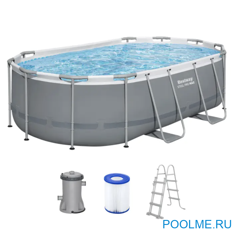 Каркасный бассейн Bestway 56620, размер 4.27 x 2.5 x 1 м Каркасный бассейн Bestway 56620, размер 4.27 x 2.5 x 1 м