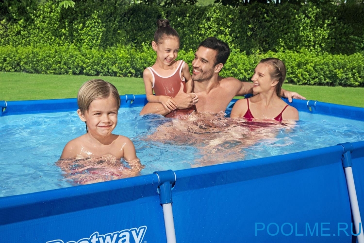 Каркасный бассейн Bestway 56403, размер 2.59 x 1.7 x 0.61 м Каркасный бассейн Bestway 56403, размер 2.59 x 1.7 x 0.61 м