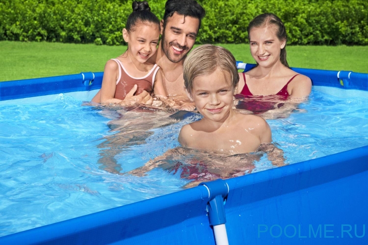 Каркасный бассейн Bestway 56403, размер 2.59 x 1.7 x 0.61 м Каркасный бассейн Bestway 56403, размер 2.59 x 1.7 x 0.61 м