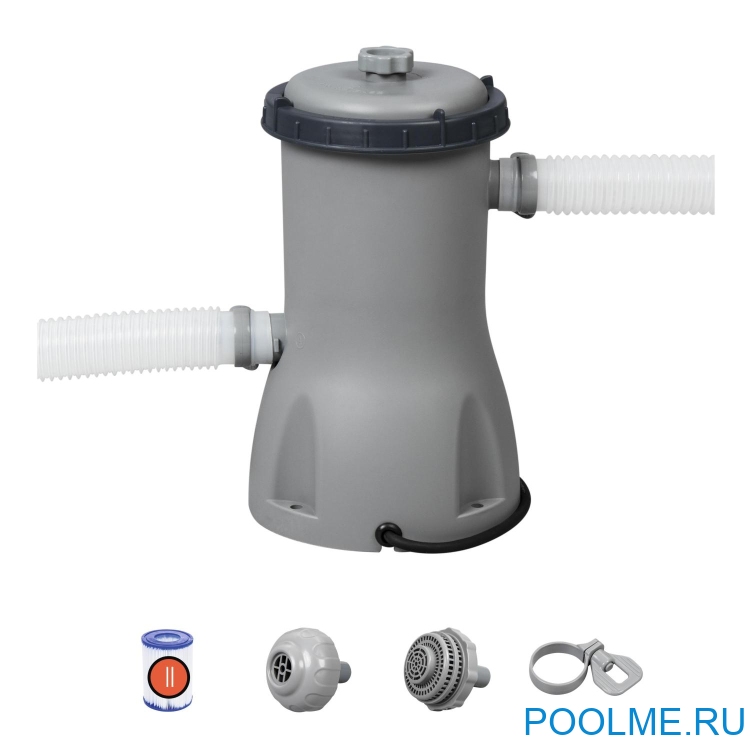 Картриджный насос-фильтр Bestway, 3028 л/ч, артикул 58386 Картриджный насос-фильтр Bestway, 3028 л/ч, артикул 58386