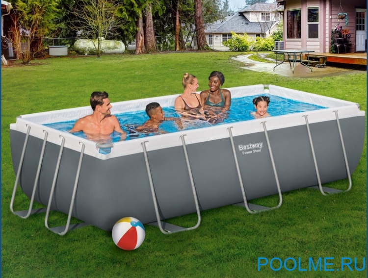 Каркасный бассейн Bestway 56442, размер 4.04 x 2.01 x 1.0 м Каркасный бассейн Bestway 56442, размер 4.04 x 2.01 x 1.0 м