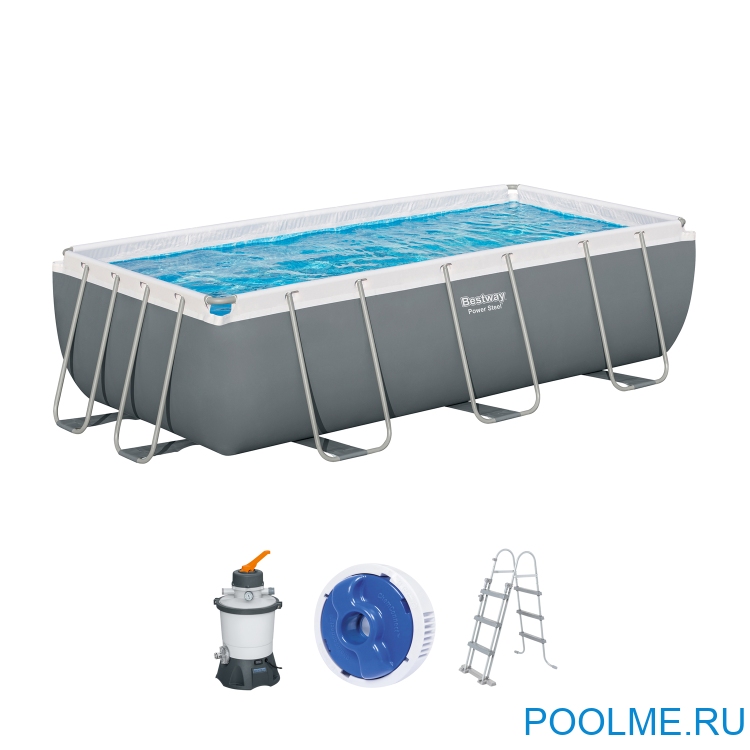 Каркасный бассейн Bestway 56442, размер 4.04 x 2.01 x 1.0 м Каркасный бассейн Bestway 56442, размер 4.04 x 2.01 x 1.0 м