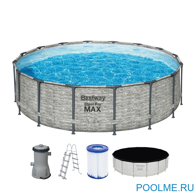 Каркасный бассейн Bestway 5619E, размер 4.88 x 1.22 м Каркасный бассейн Bestway 5619E, размер 4.88 x 1.22 м